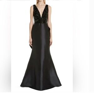 NWT Elegant Black Evening Gown SZ 12